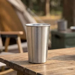 stainless steep pint cup