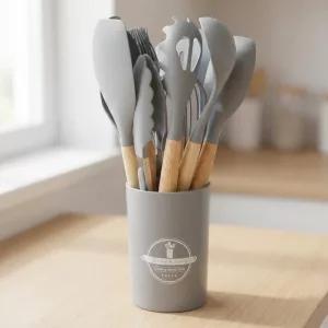 wooden spatula set