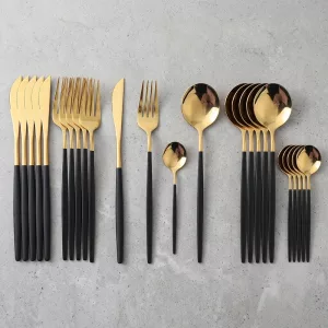 24pcs Stainless Steel Cutlery Set